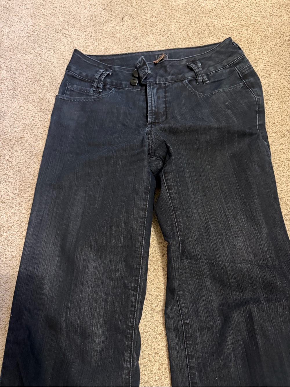Jag Jeans Women's Black Wide Leg Flare Jeans